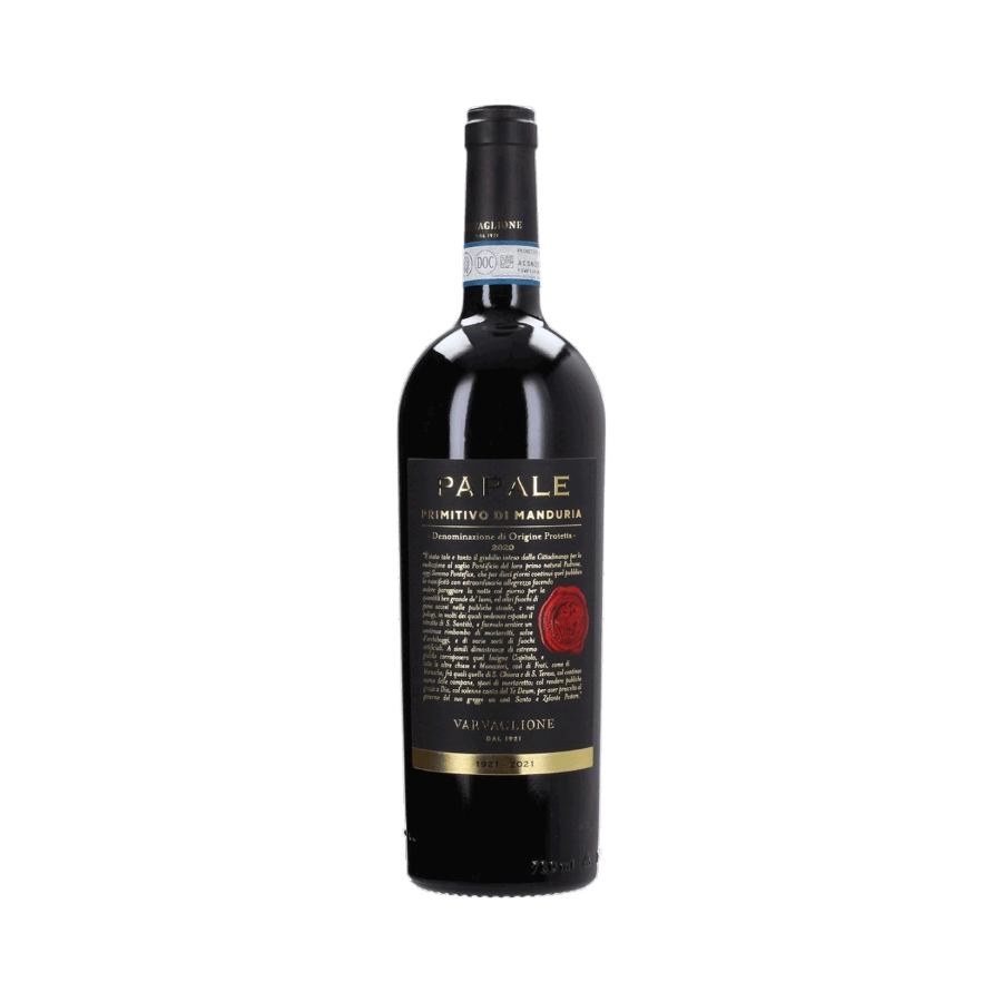 Rượu Vang Đỏ Ý Papale Linea Oro Primitivo di Manduria