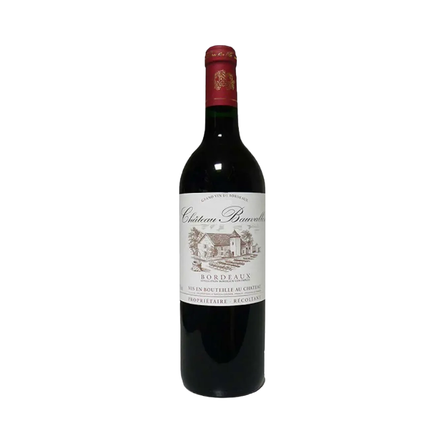 Rượu Vang Đỏ Pháp Chateau Bauvallon Bordeaux AOC Rouge