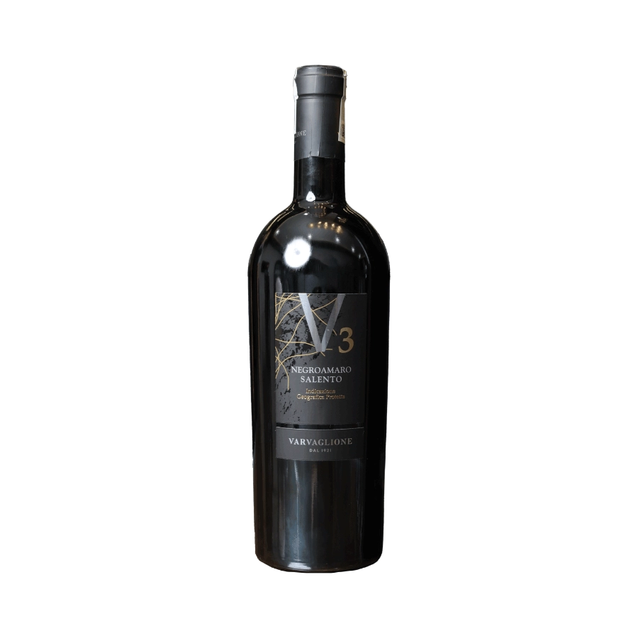 Rượu Vang Đỏ Ý V3 Negroamaro Del Salento