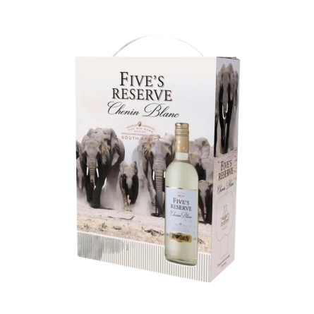 Rượu Vang Bịch Nam Phi Fives Reserve Chenin Blanc 3L
