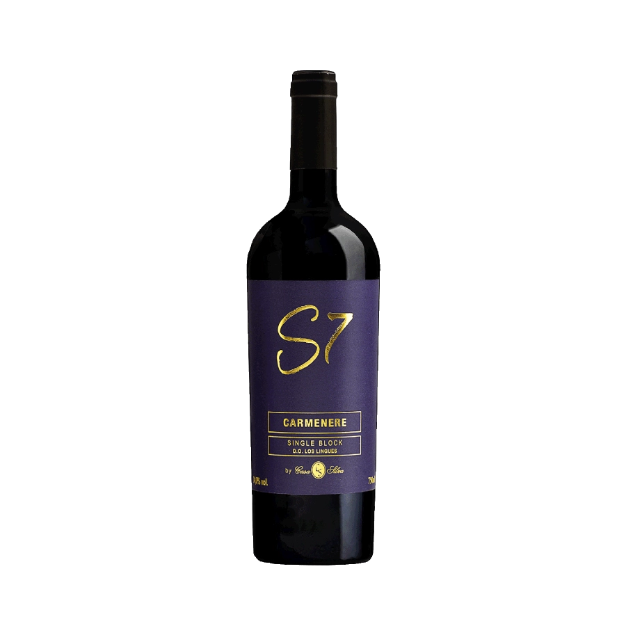 Rượu Vang Đỏ Chile Casa Silva S7 Los Lingues Carmenere