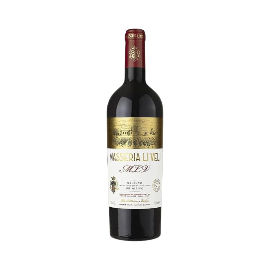 Rượu Vang Đỏ Ý Masseria Li Veli MLV Salento Primitivo