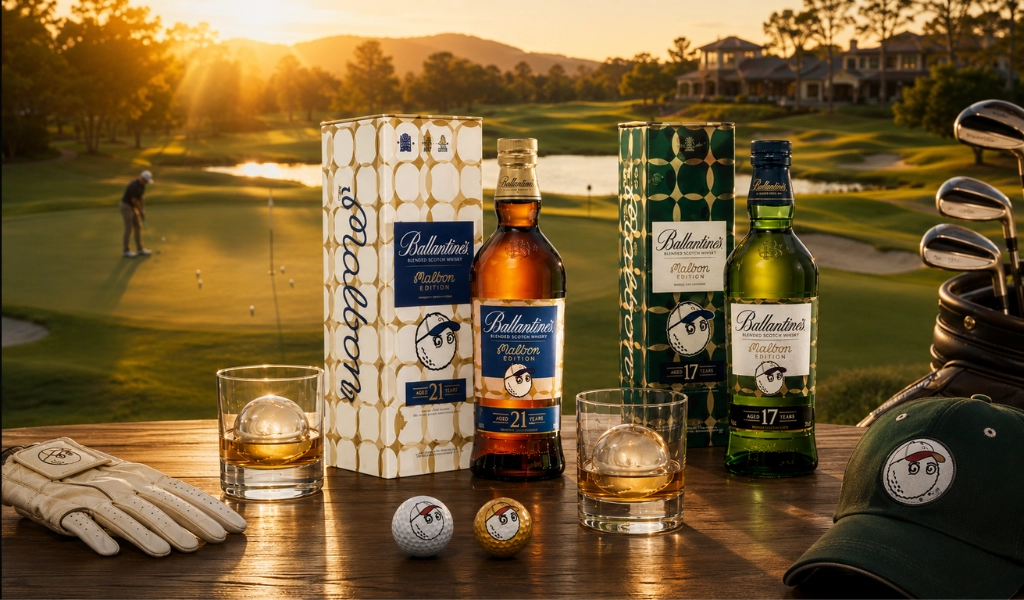 Whisky Ballantine’s x Malbon Phiên Bản Độc Quyền Tại Hàn Quốc