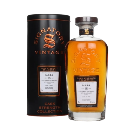 Rượu Whisky Caol Ila 18 Year Old Cask Strength Collection Signatory Vintage 2007