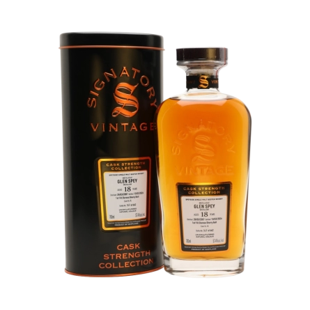 Rượu Whisky Glen Spey 18 Year Old Cask Strength Collection Signatory Vintage 2007