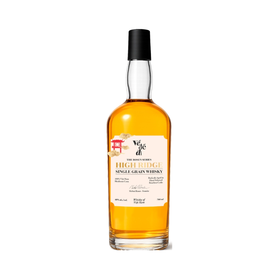 Rượu Whisky Việt Nam Ve De Di Single Malt Whisky Founder's Choice