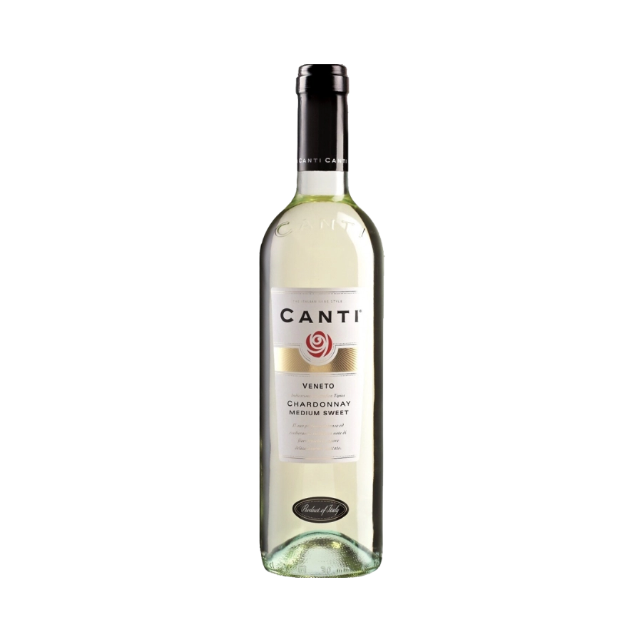Rượu Vang Trắng Ý Canti Chardonnay Medium Sweet