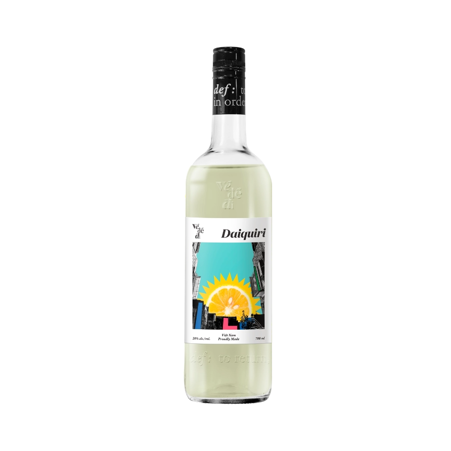 Rượu Liqueur Việt Nam Ve De Di Daiquiri Phiên Bản Chai Cao