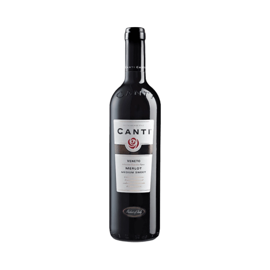 Rượu Vang Đỏ Ý Canti Merlot Medium Sweet