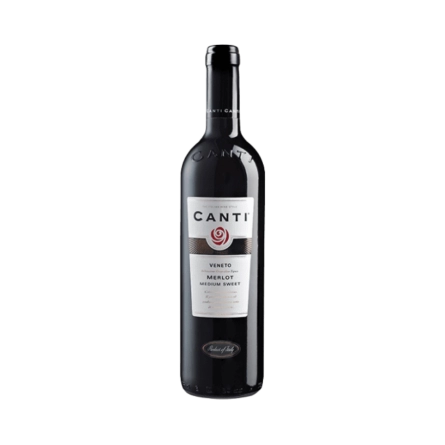 Rượu Vang Đỏ Ý Canti Merlot Medium Sweet