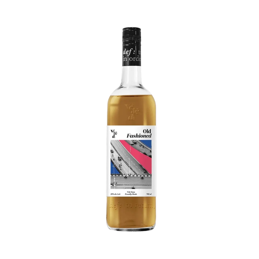 Rượu Liqueur Việt Nam Ve De Di Dry Old Fashioned Phiên Bản Chai Cao