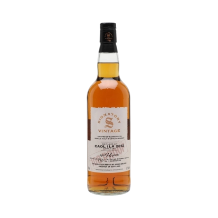Rượu Whisky Caol Ila 13 Year Old 100 Proof Edition 70 Signatory Vintage 2012