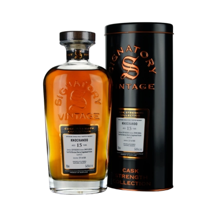 Rượu Whisky Knockando 15 Year Old Cask Strength Collection Signatory Vintage 2010