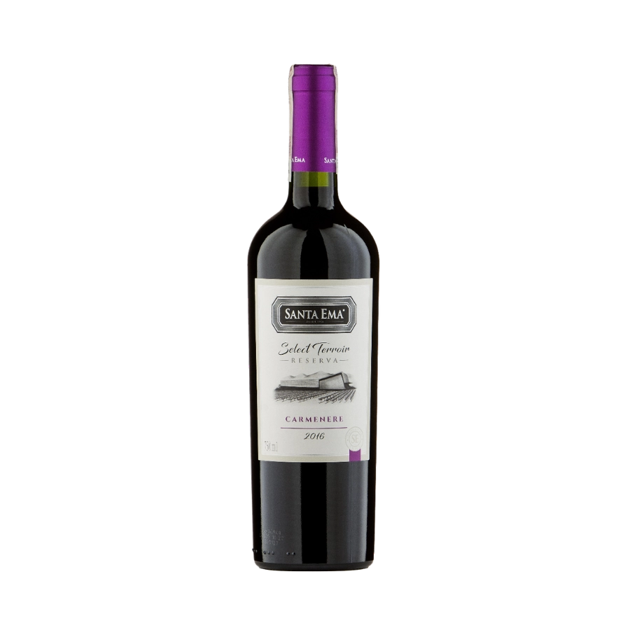 Rượu Vang Đỏ Chile Santa Ema Carmenere Terroir Reserva