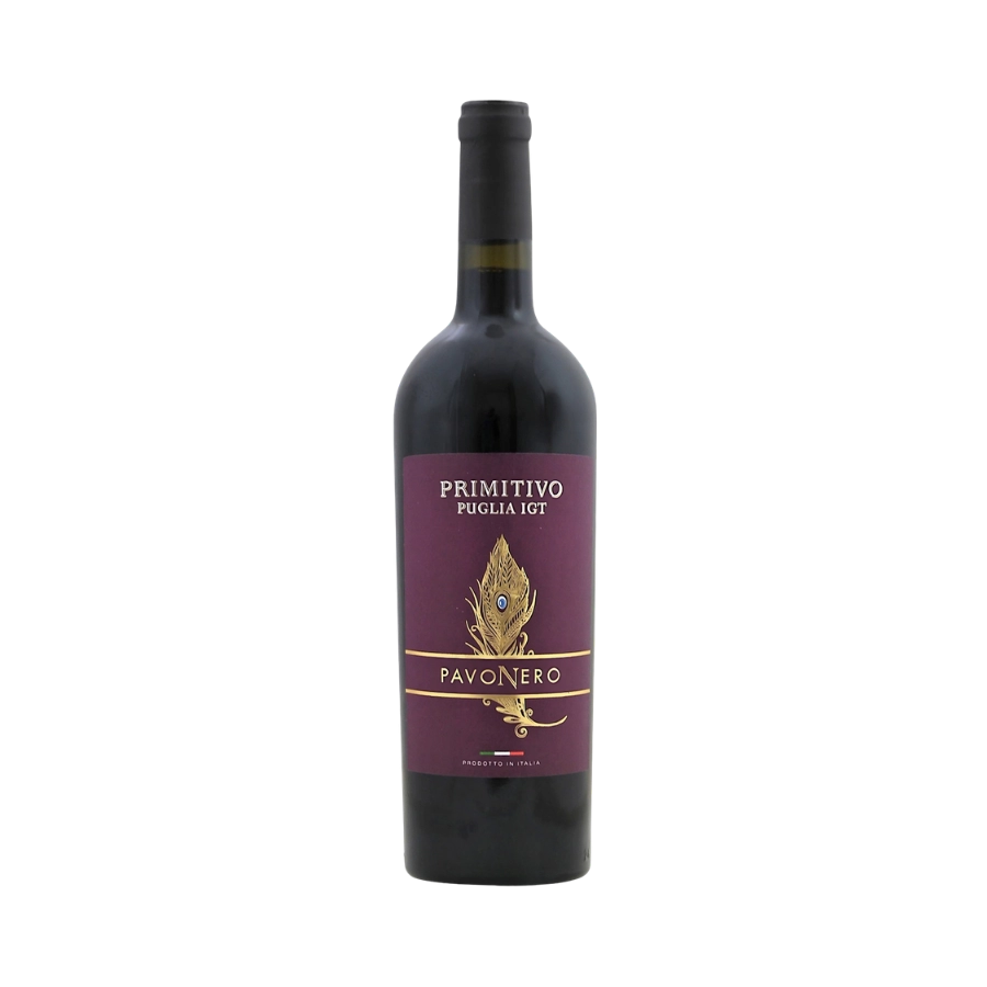 Rượu Vang Đỏ Ý PavoNero Primitivo Puglia