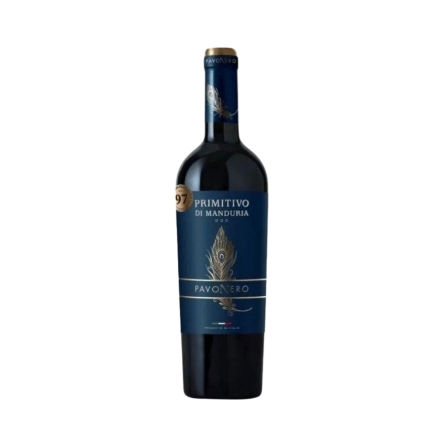 Rượu Vang Đỏ Ý PavoNero Primitivo Di Manduria DOC