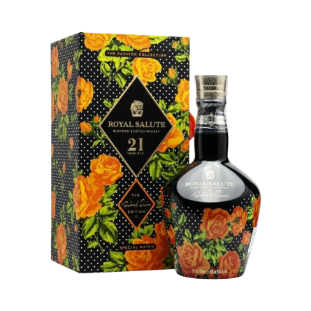 Rượu Whisky Royal Salute 21 Year Old Richard Quinn Hoa Hồng Phiên Bản Hộp Quà Tết Chivas 2024
