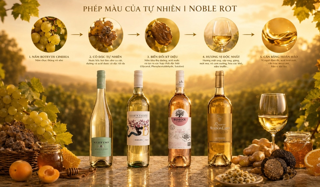 Rượu Vang Ngọt Cao Cấp