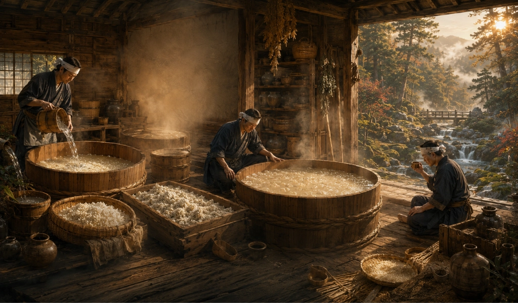 Yamahai Moto Tự Nhiên Cho Rượu Sake