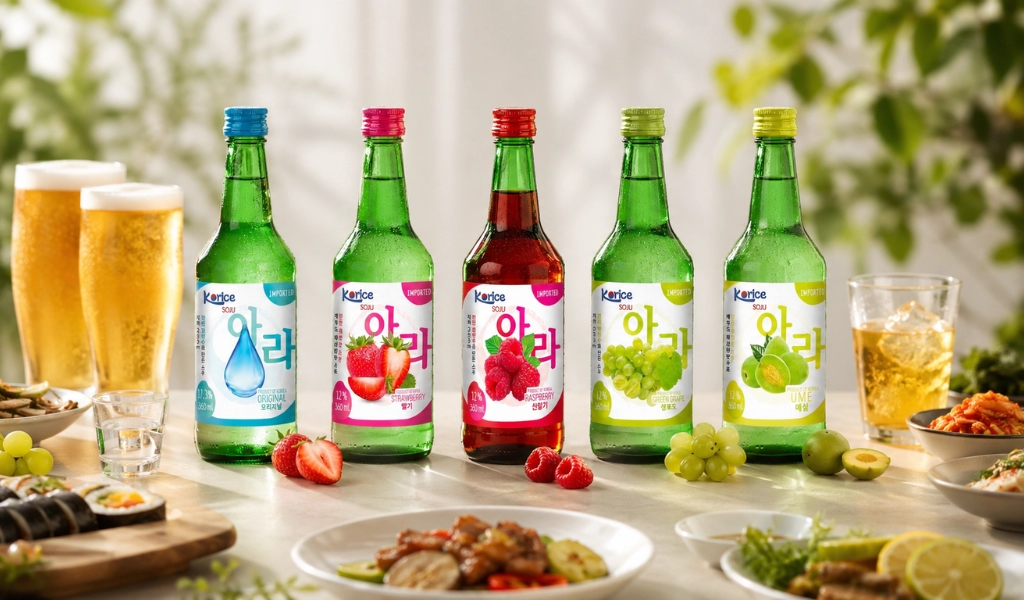 Sự Kết Hợp Giữa Rượu Soju Korice Và Bia Chuẩn Phong Cách Hàn
