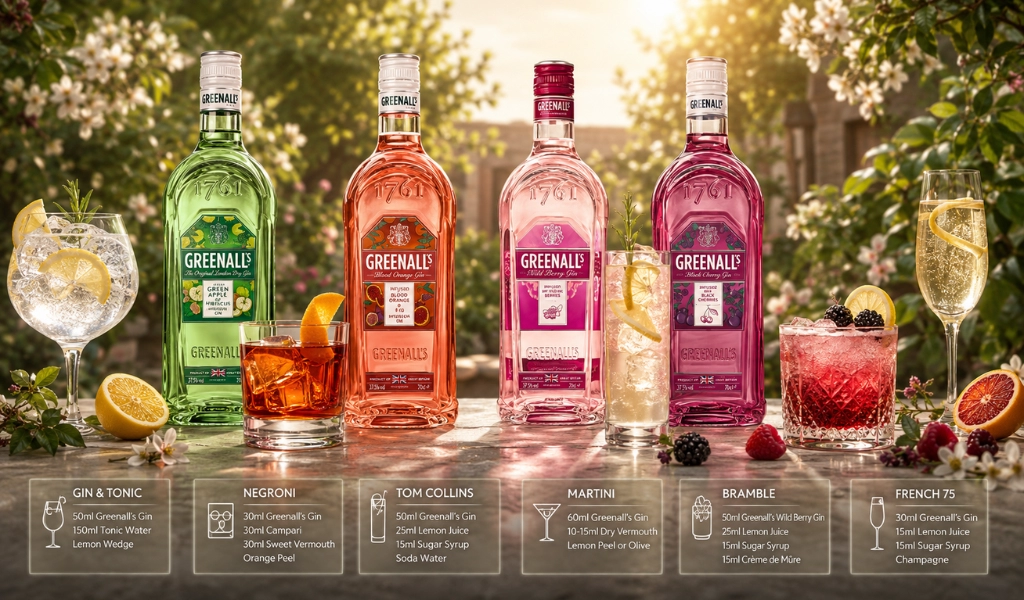 Greenall's Gin Coctail