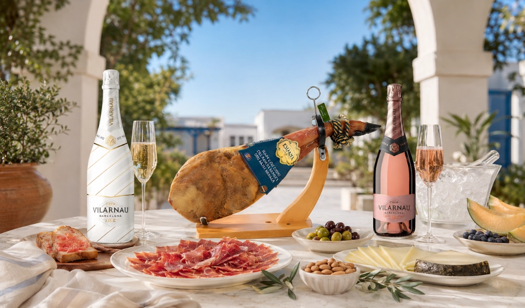 Jamon Iberico Và Cava Tây Ban Nha