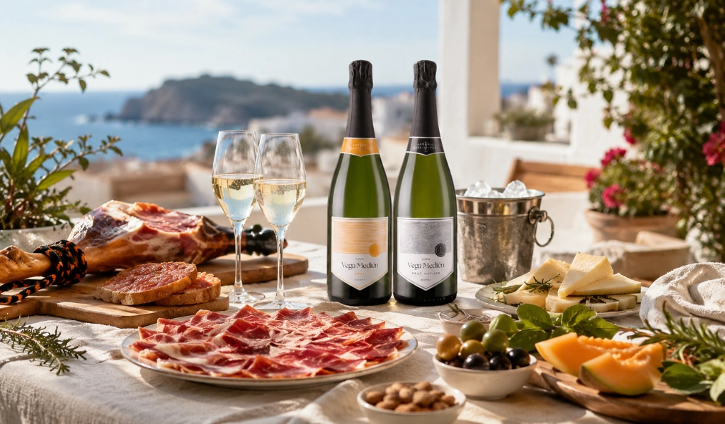 Cava Brut Cho Jamon Iberico