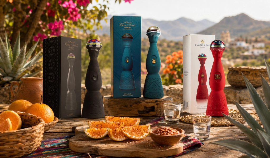 Rượu Mezcal Sal De Gusano Cam Tươi