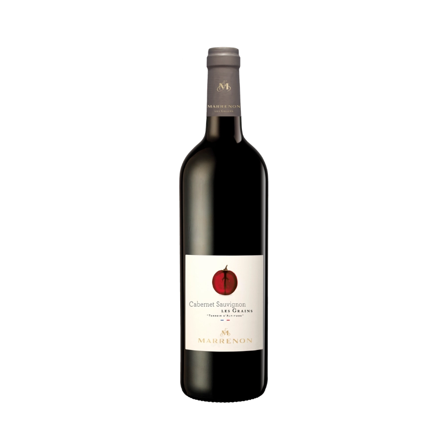 Rượu Vang Đỏ Pháp Marrenon Les Grains Cabernet Sauvignon