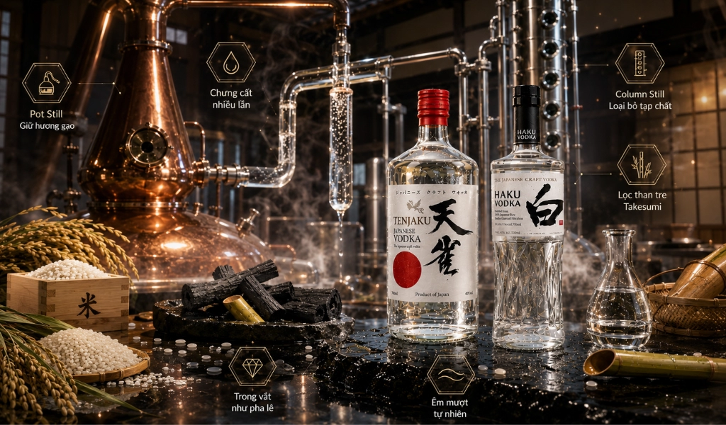 Vodka Nhật Cao Cấp