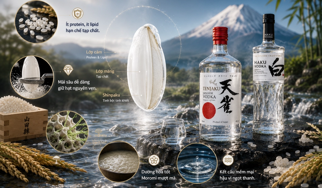 Vodka Nhật Hương Vị