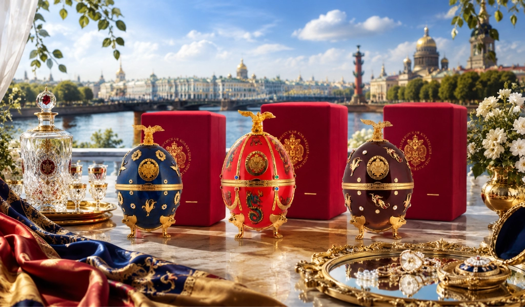 Rượu Trứng Nga Vỏ Trứng Fabergé