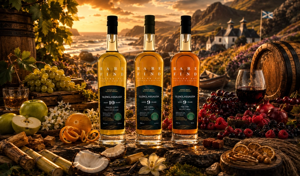Rare Find Glenglassaugh Cask Finish Cho Ba Sắc Thái Hương Vị