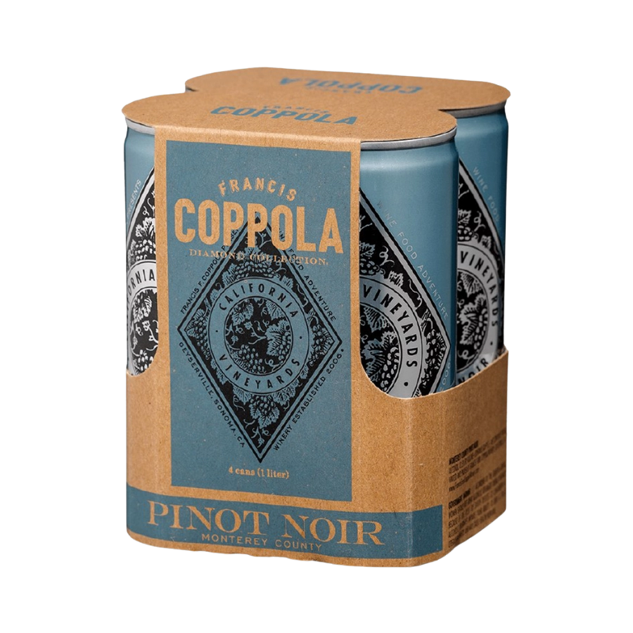 Rượu Vang Đỏ Hoa Kỳ Francis Coppola Diamond Pinot Noir Can 250ml