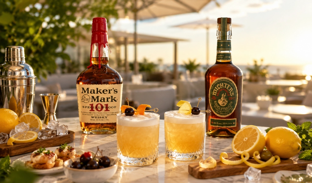 Makers Mark Bourbon Whiskey Sour