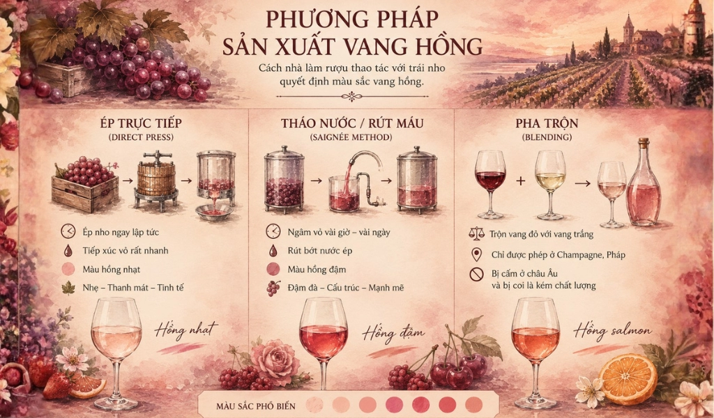 Giải Mã Về Hương Vị Vang Hồng