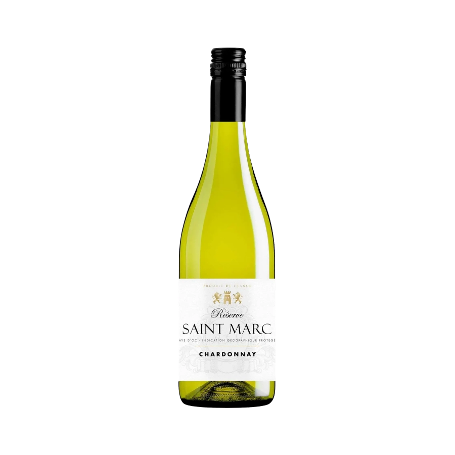 Rượu Vang Trắng Pháp Les Vignobles Foncalieu Saint Marc Chardonnay