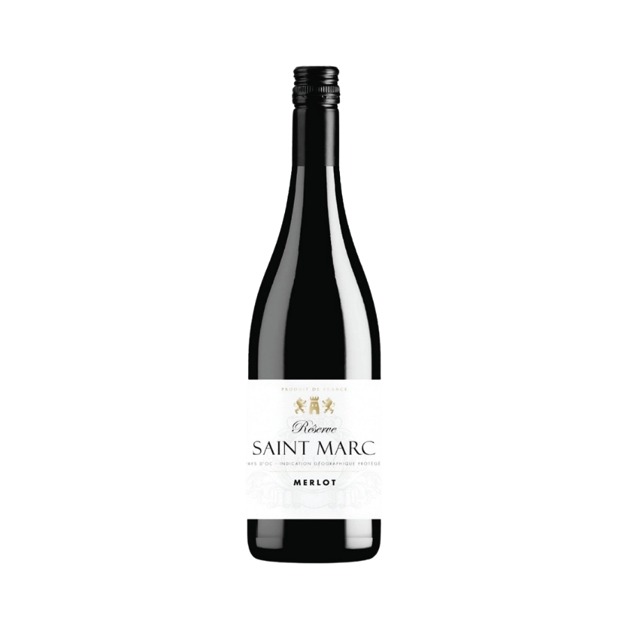 Rượu Vang Đỏ Pháp Les Vignobles Foncalieu Saint Marc Merlot