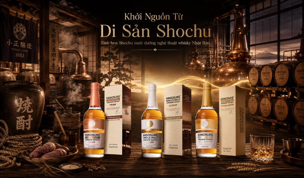 Whisky Nhật Bản Kanosuke Vùng Đất Kagoshima