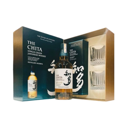 Rượu Whisky Nhật Chita Single Grain Phiên Bản Hộp Quà Tết 2025