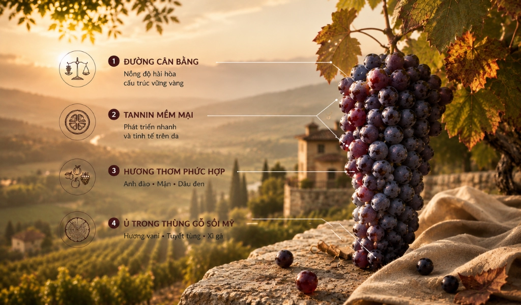Tempranillo Mùa Vụ