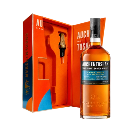 Rượu Whisky Auchentoshan Three Wood Phiên Bản Hộp Quà Tết 2025