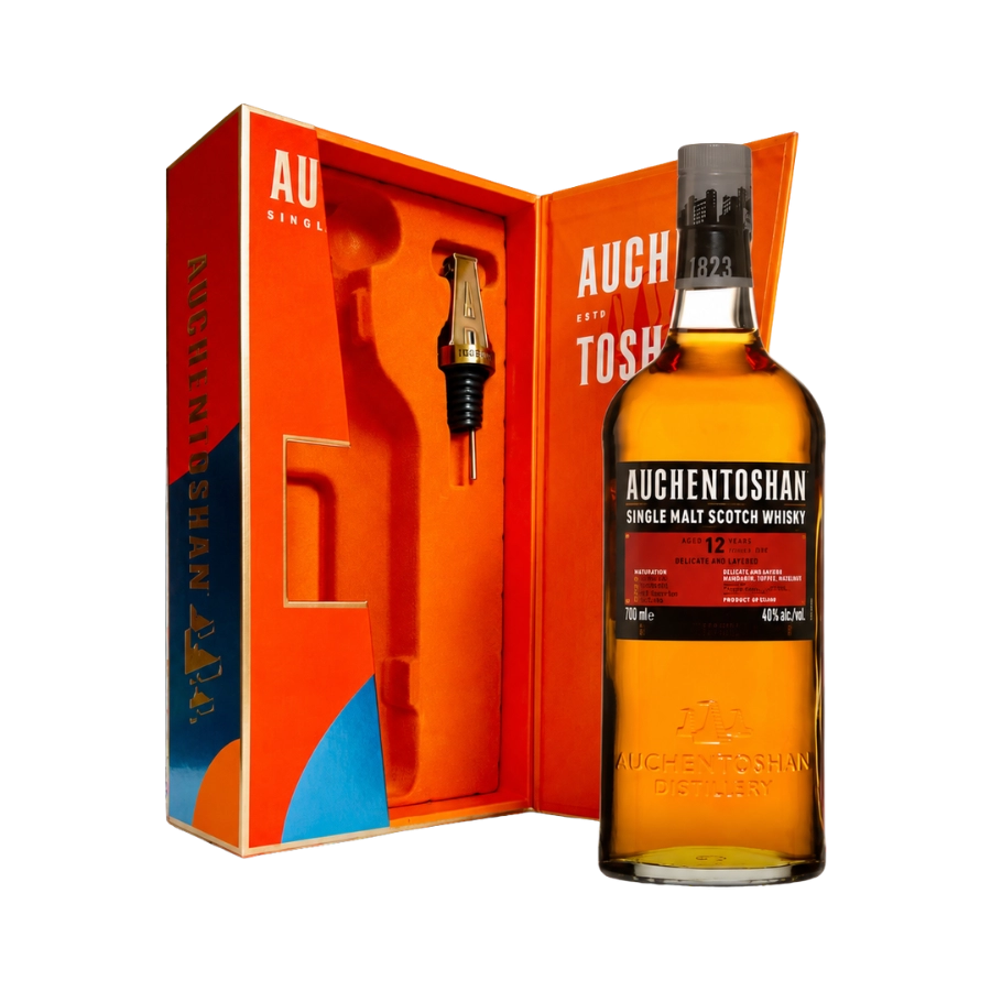 Rượu Whisky Auchentoshan 12 Year Old Hộp Quà Tết 2025