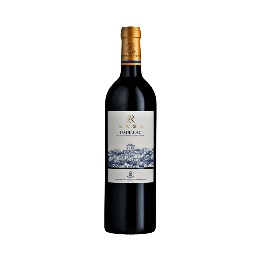 Rượu Vang Đỏ Pháp Saga R Pauillac Domaines Barons de Rothschild Lafite