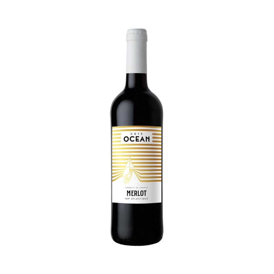 Rượu Vang Đỏ Pháp Cote Ocean Merlot