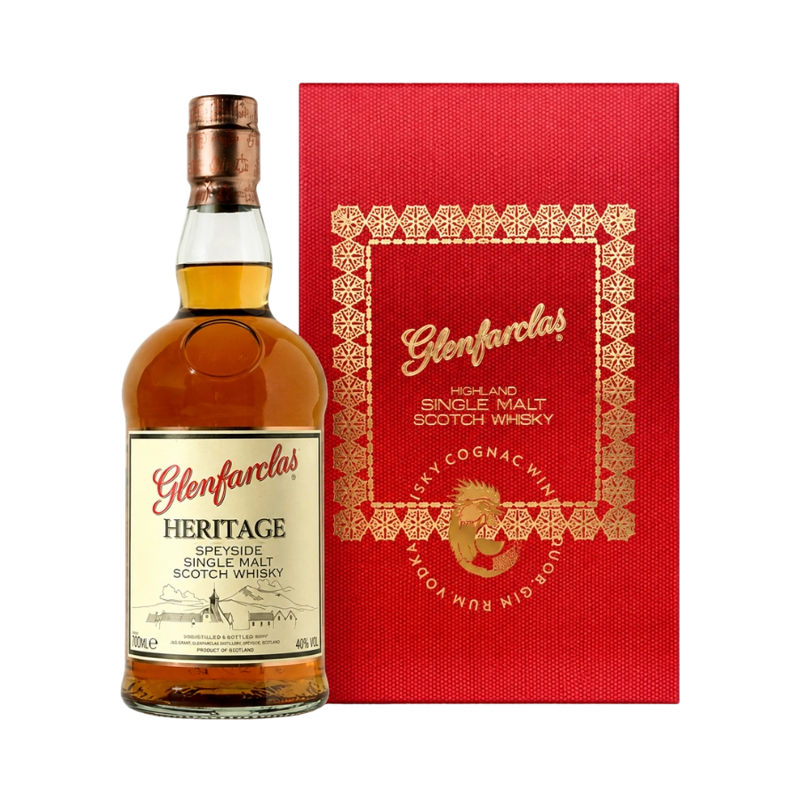 Rượu Whisky Glenfarclas Heritage Phiên Bản Hộp Quà Tết 2025