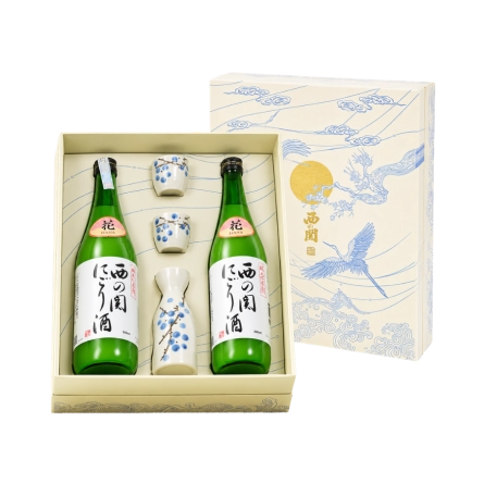 Rượu Sake Nhật Nishinoseki Nigori Zake Hộp Quà Tết 2025