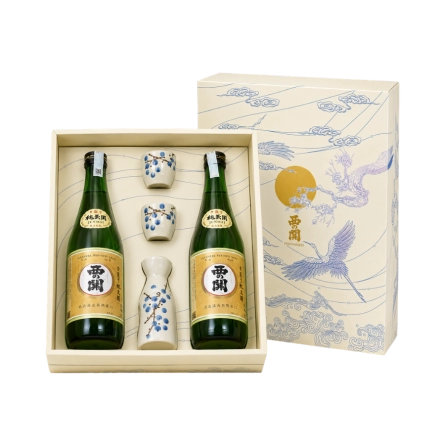 Rượu Sake Nhật Nishinoseki Junmaishu Hộp Quà Tết 2025