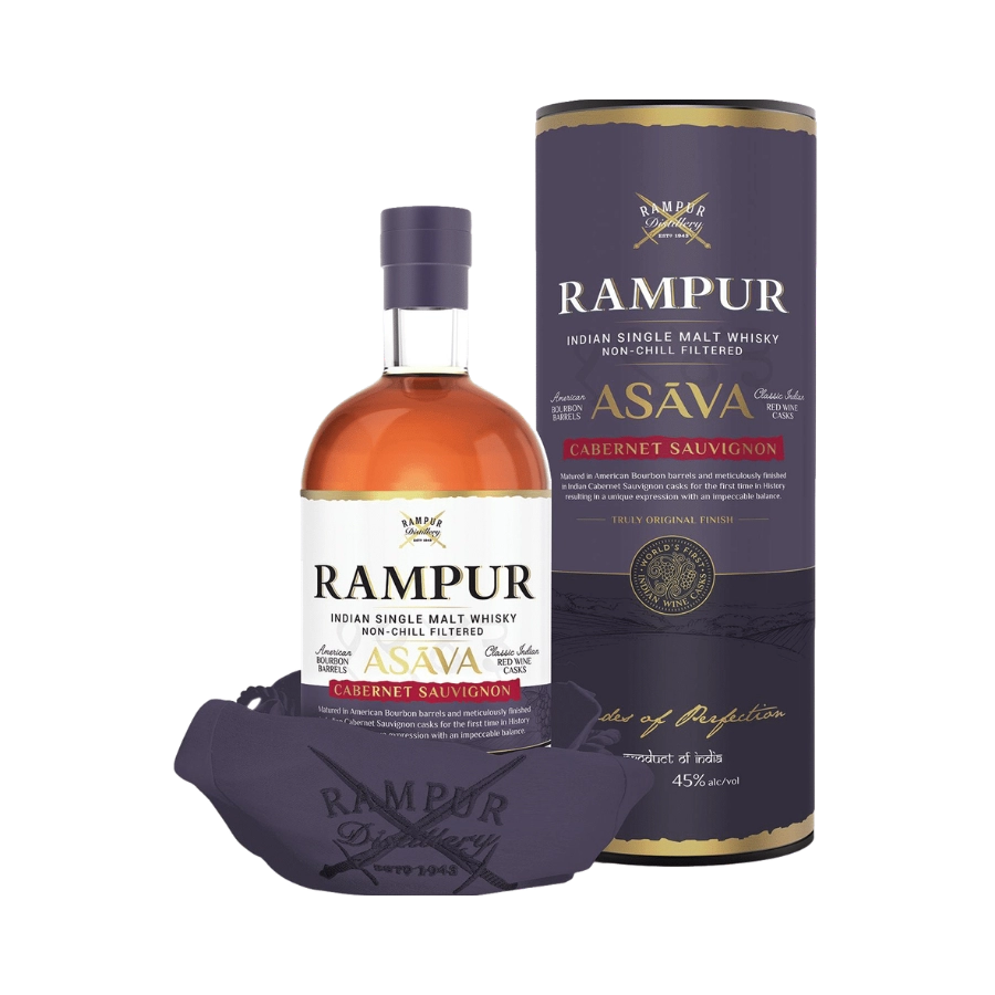 Rượu Whisky Ấn Độ Rampur Asava Single Malt 750ml