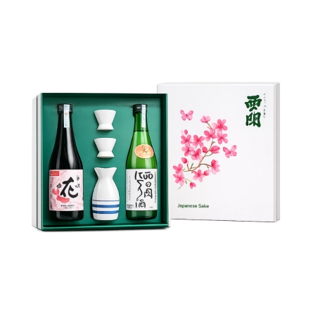 Rượu Sake Nhật Nishinoseki Hana - Nishinoseki Nigori Zake Hộp Quà Tết 2025